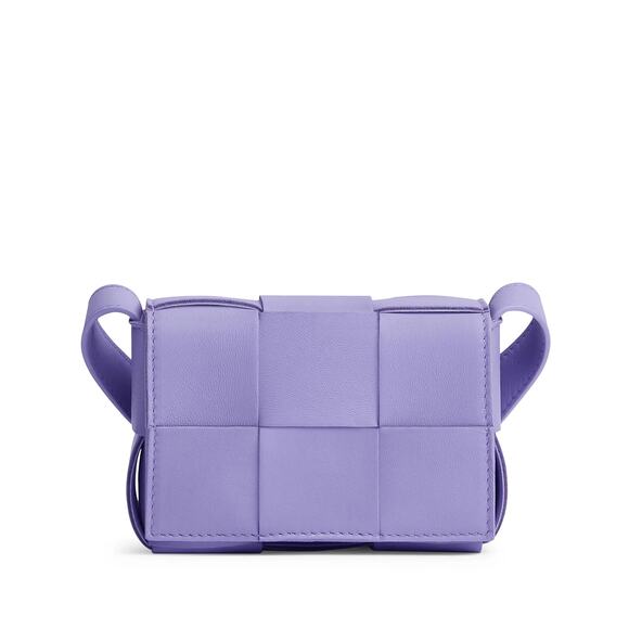 Bottega Veneta Handbags - BOTTEGA VENETA Women's Mini Cassette Bag Wisteria/Silver